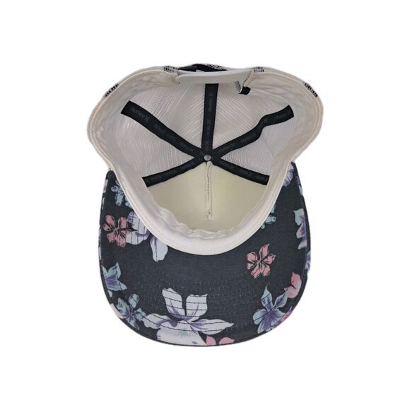 Hurley Women's Icon Trucker Hat Cap (Black Heather Hawaiian Floral) - Picture 6 of 8